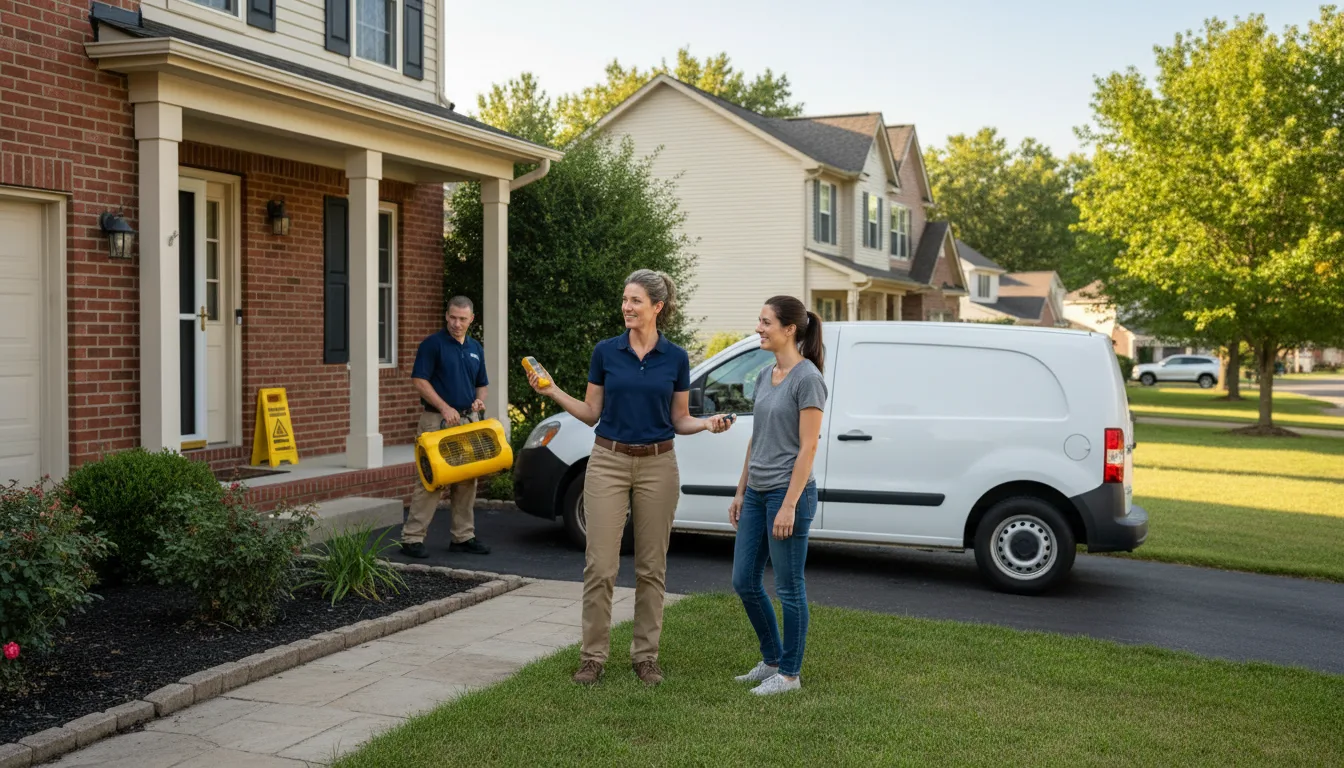 Residential water damage restoration in Centralia, WA